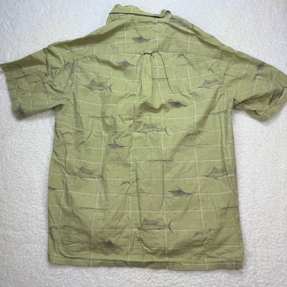 Columbia shirt mens 2XL River Lodge Fishing Shirt Sailfish Print Button Up - Picture 4 of 9